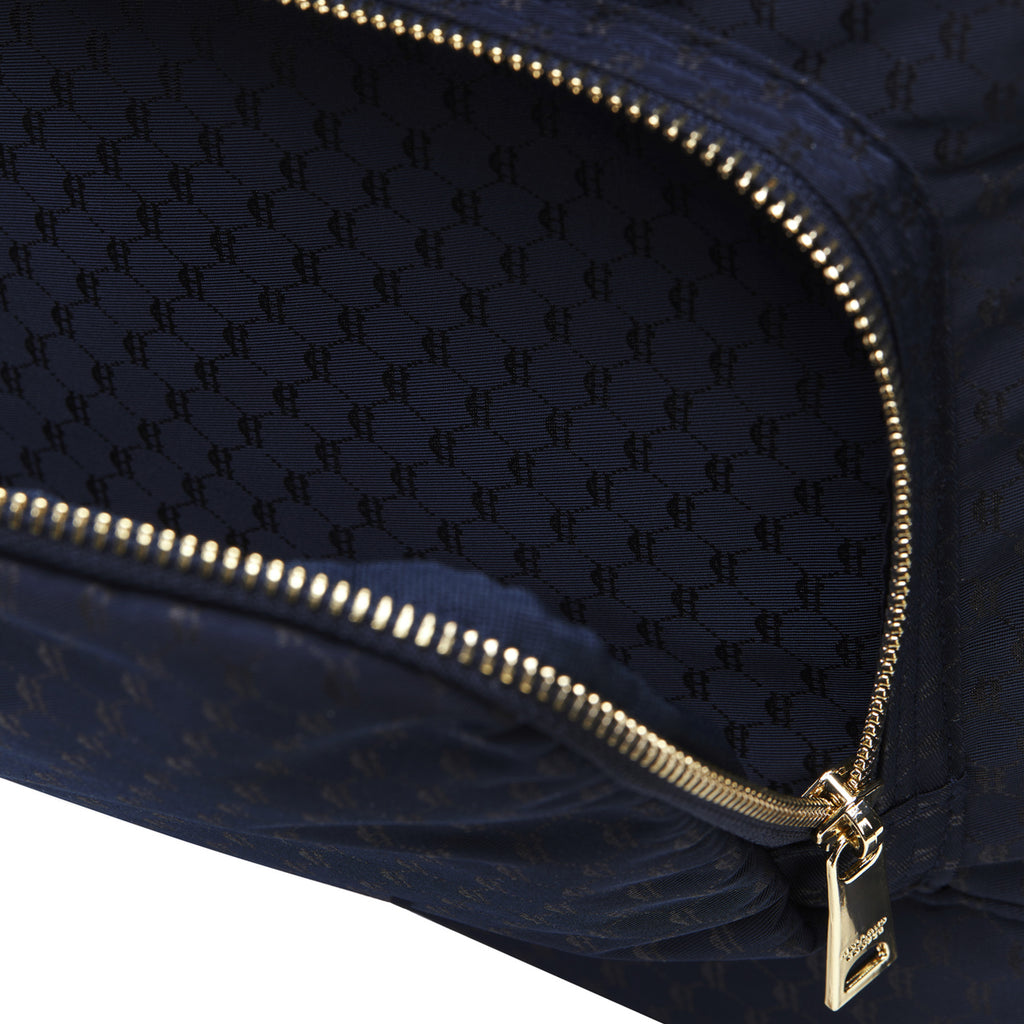 Holland Cooper Burghley Backpack - Navy Monogram