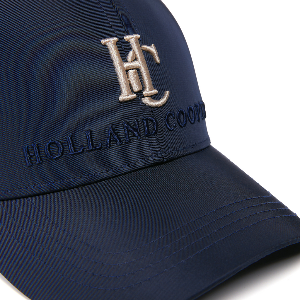 Holland Cooper Burghley Equestrian Cap - Ink Navy Monogram