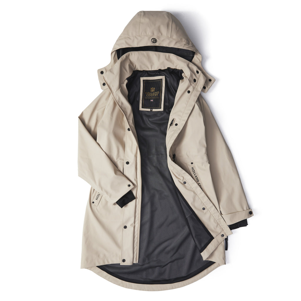 Holland Cooper Chartwell Rain Parka - Stone