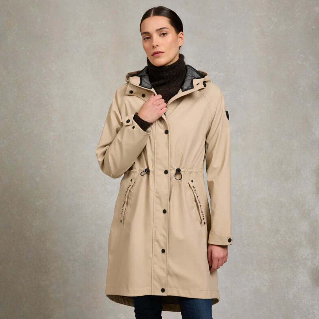 Holland Cooper Chartwell Rain Parka - Stone