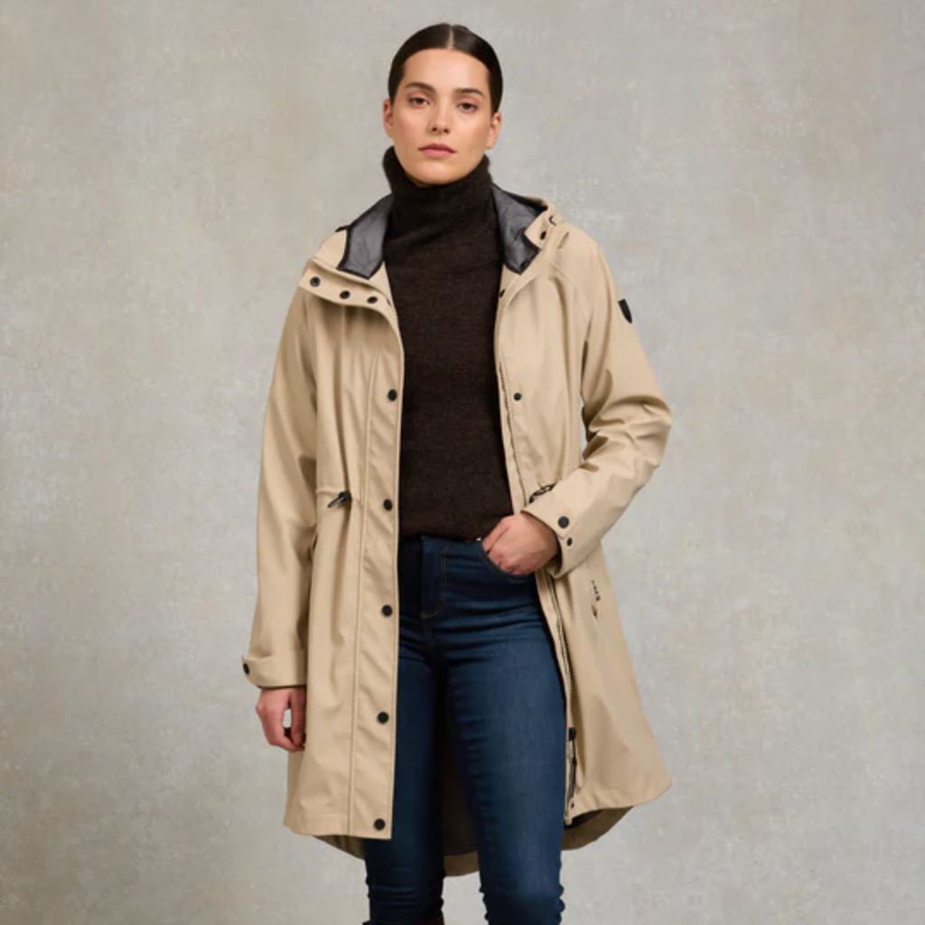Holland Cooper Chartwell Rain Parka - Stone