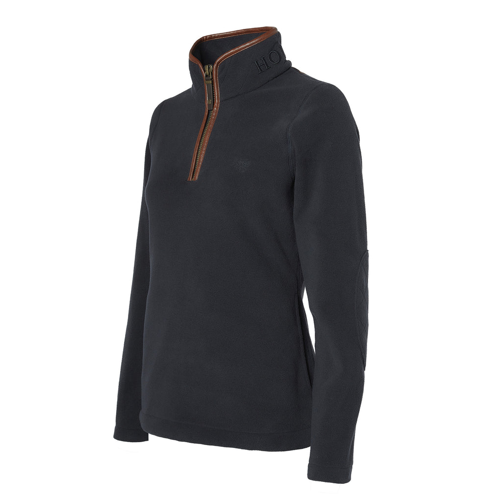 Holland Cooper Country Fleece Quarter Zip - Ink Navy