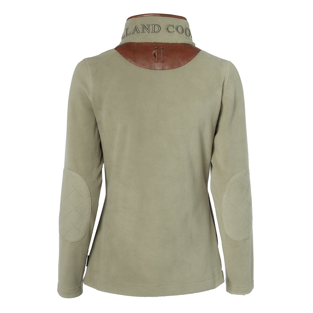 Holland Cooper Country Fleece Quarter Zip - Sage