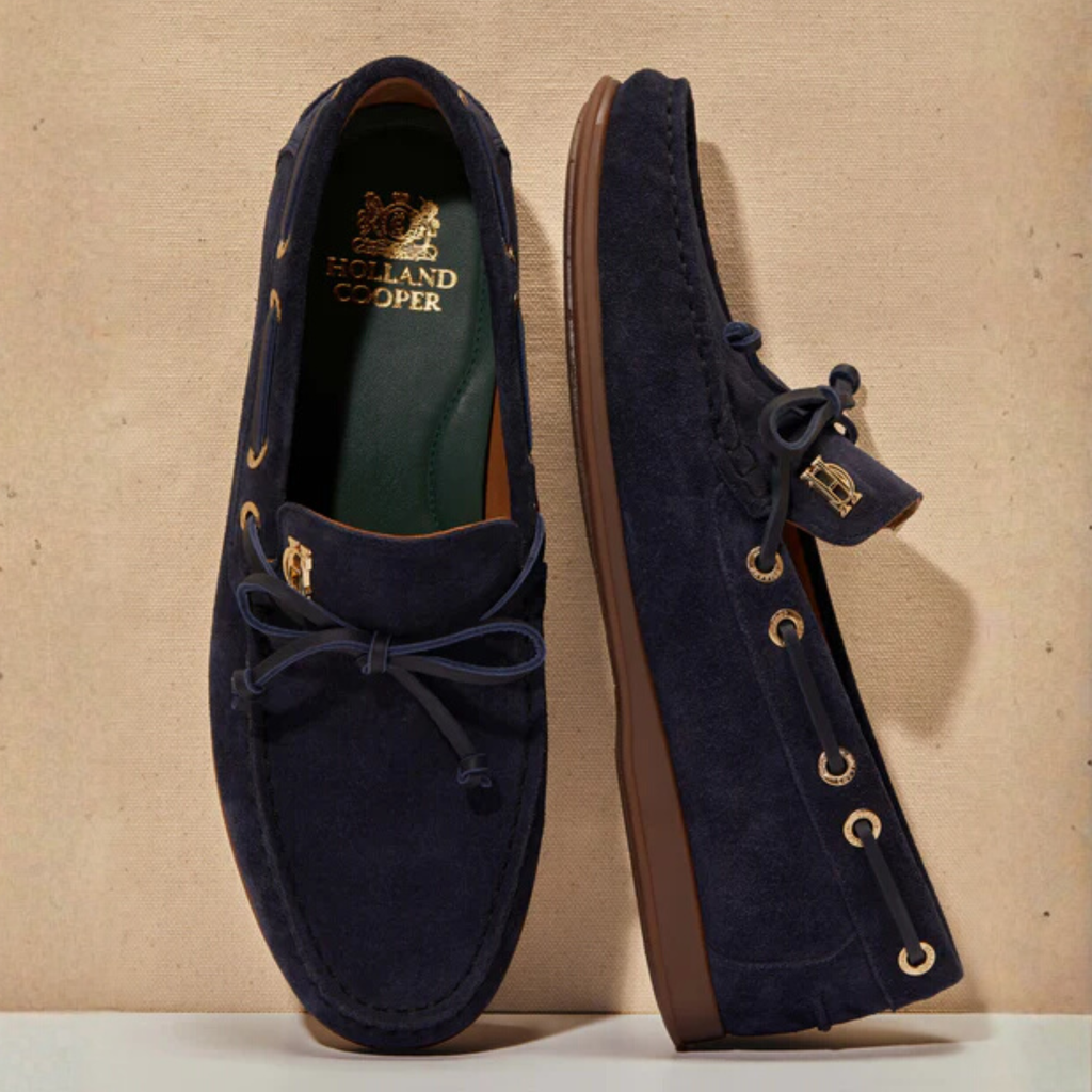 Holland Cooper Deck Shoe - Ink Navy
