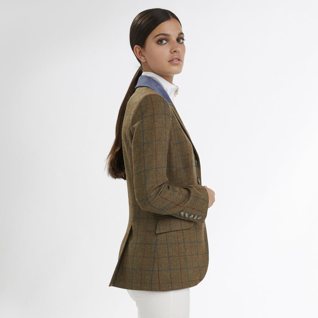 Holland Cooper Tweed Riding Jacket - Glen Green