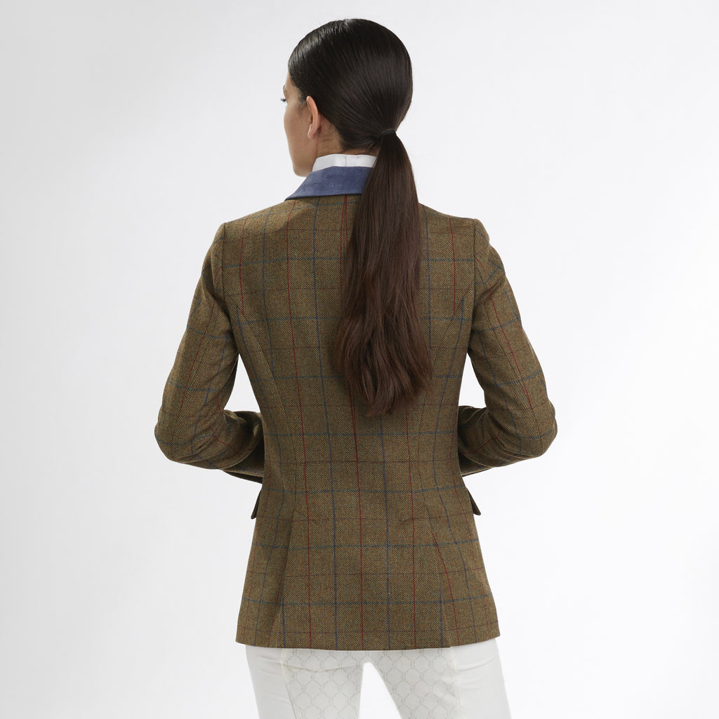 Holland Cooper Tweed Riding Jacket - Glen Green