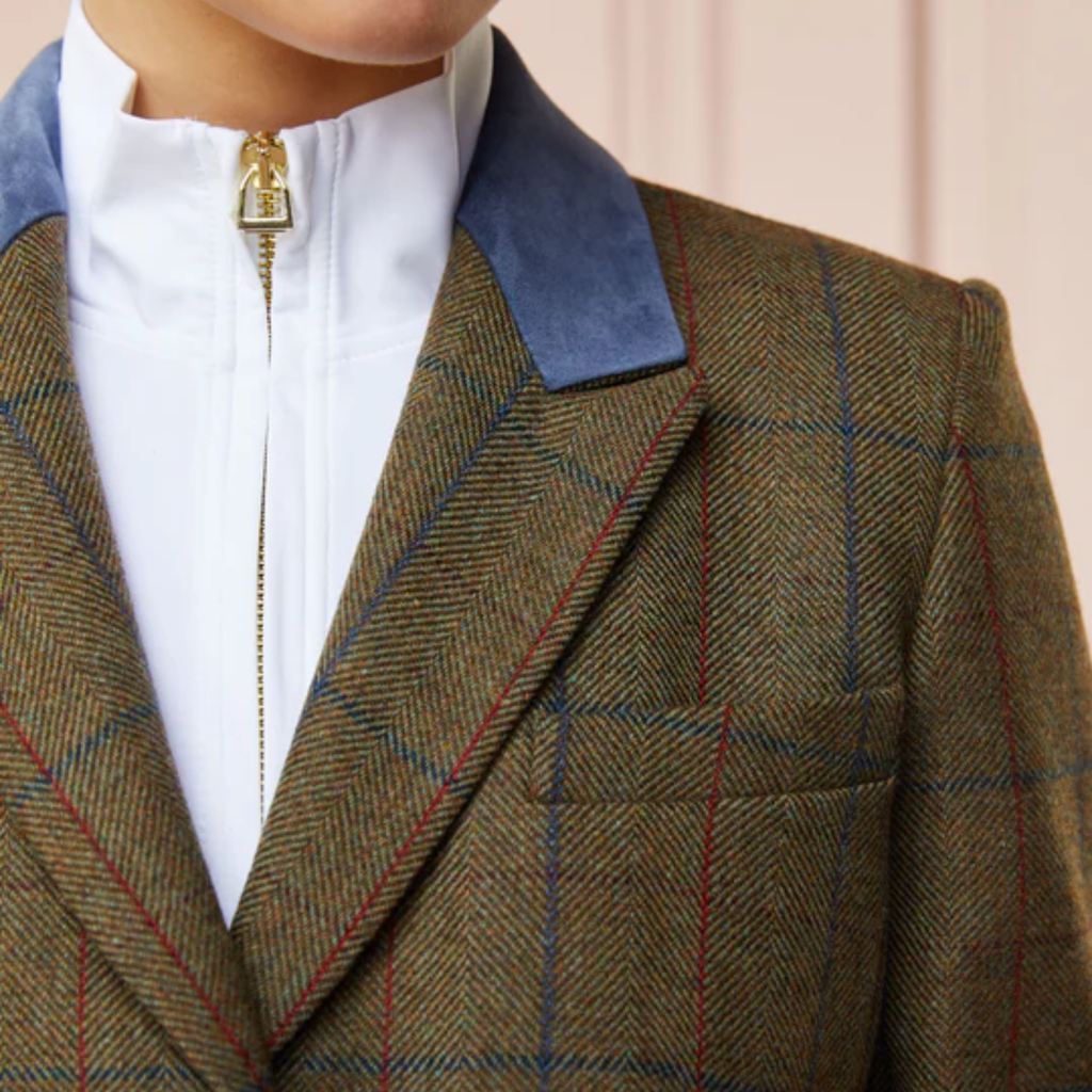 Holland Cooper Tweed Riding Jacket - Glen Green