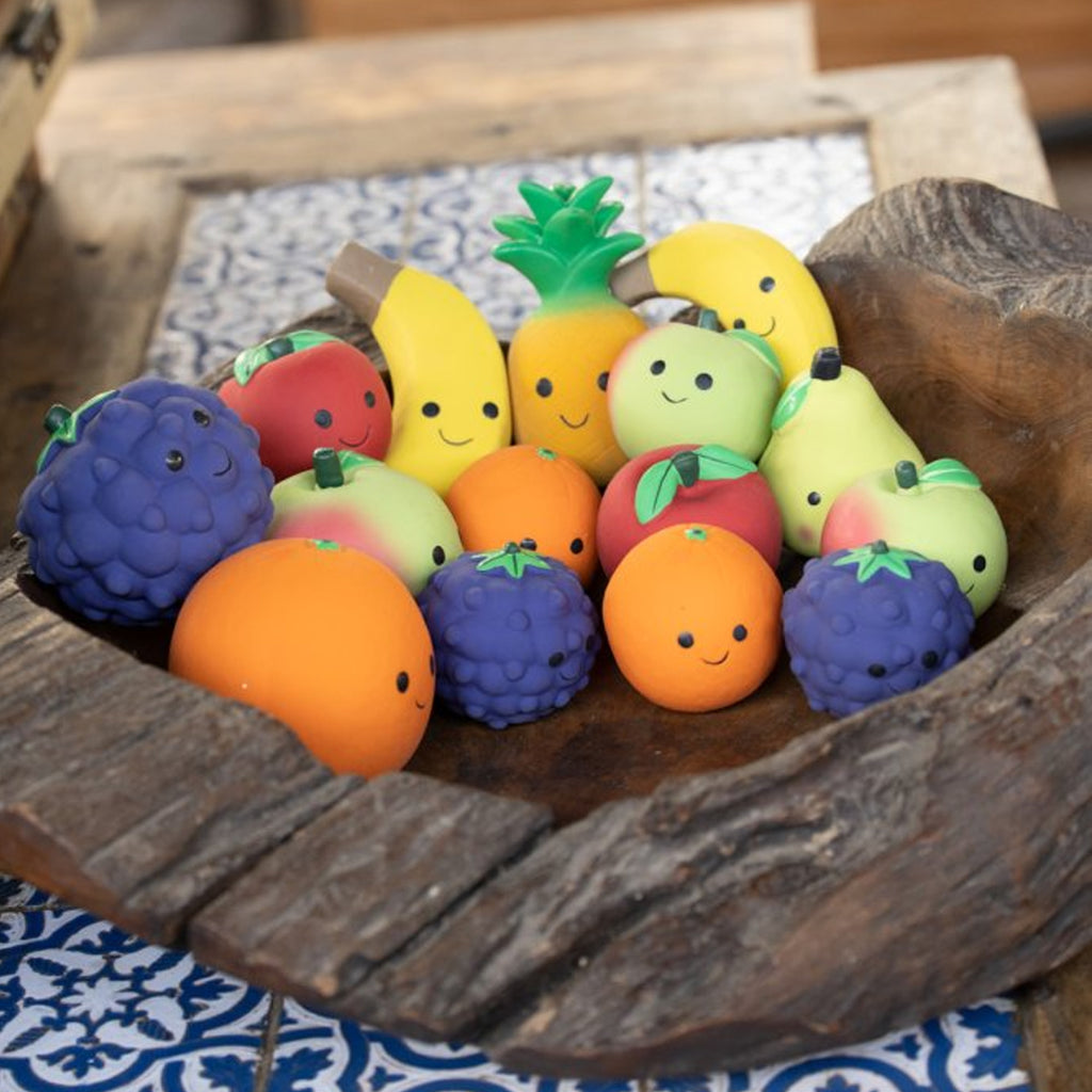 Petface Foodie Faces Latex Blackberry Dog Toy