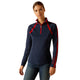 Ariat Ladies Sunstopper 3.0 Baselayer - Navy/Red
