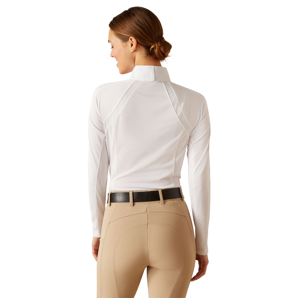 Ariat Ladies Sunstopper 3.0 Show Shirt - White