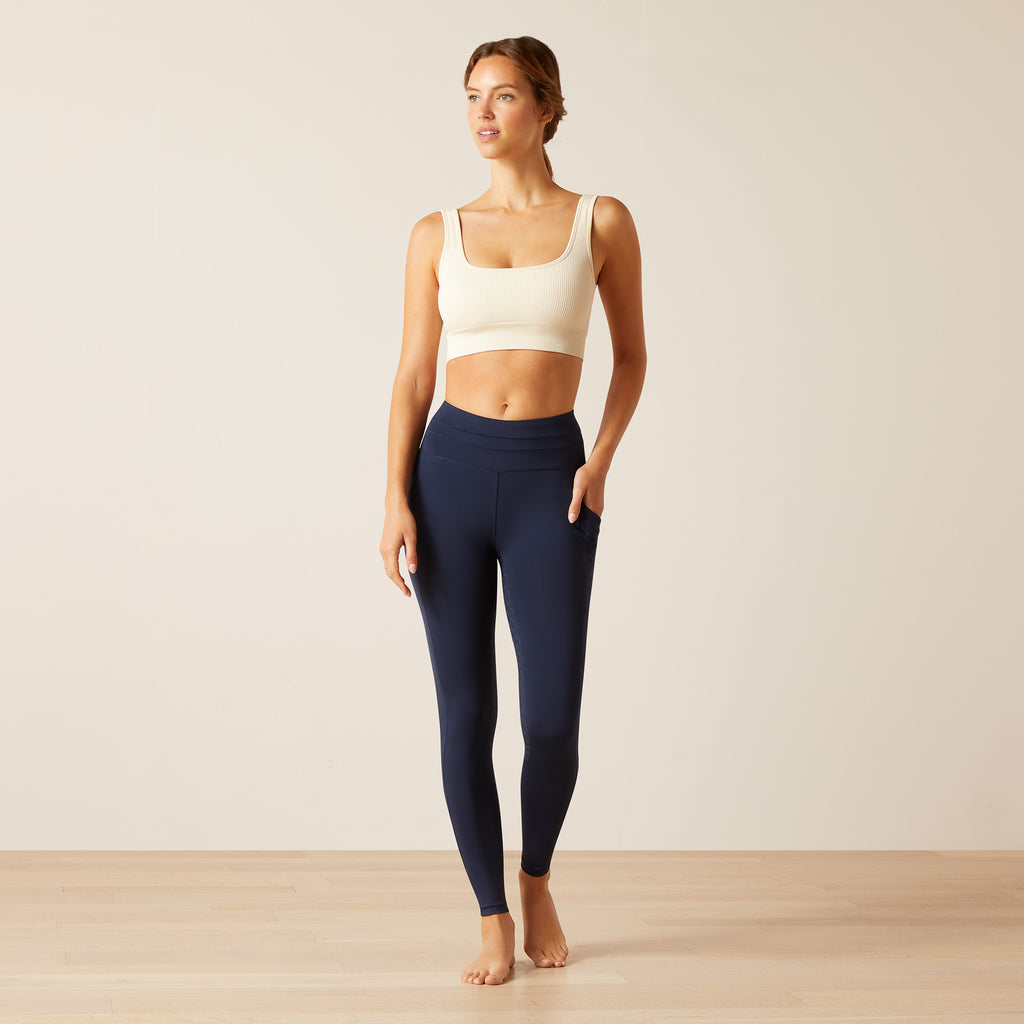 Ariat Ladies EOS Full Seat Tights - Navy Eclipse