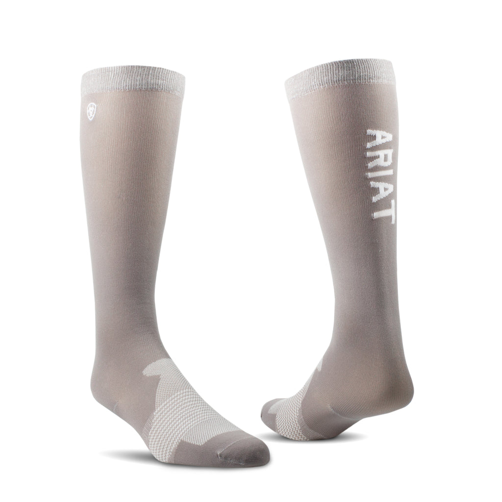 Ariat Tek Essential Performance Socks - Zinc