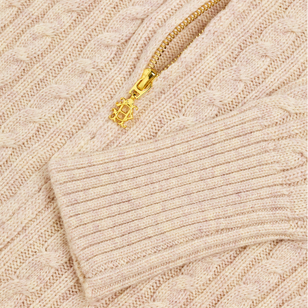 Holland Cooper Ladies Tacoma Zip Through Cardigan - Barley