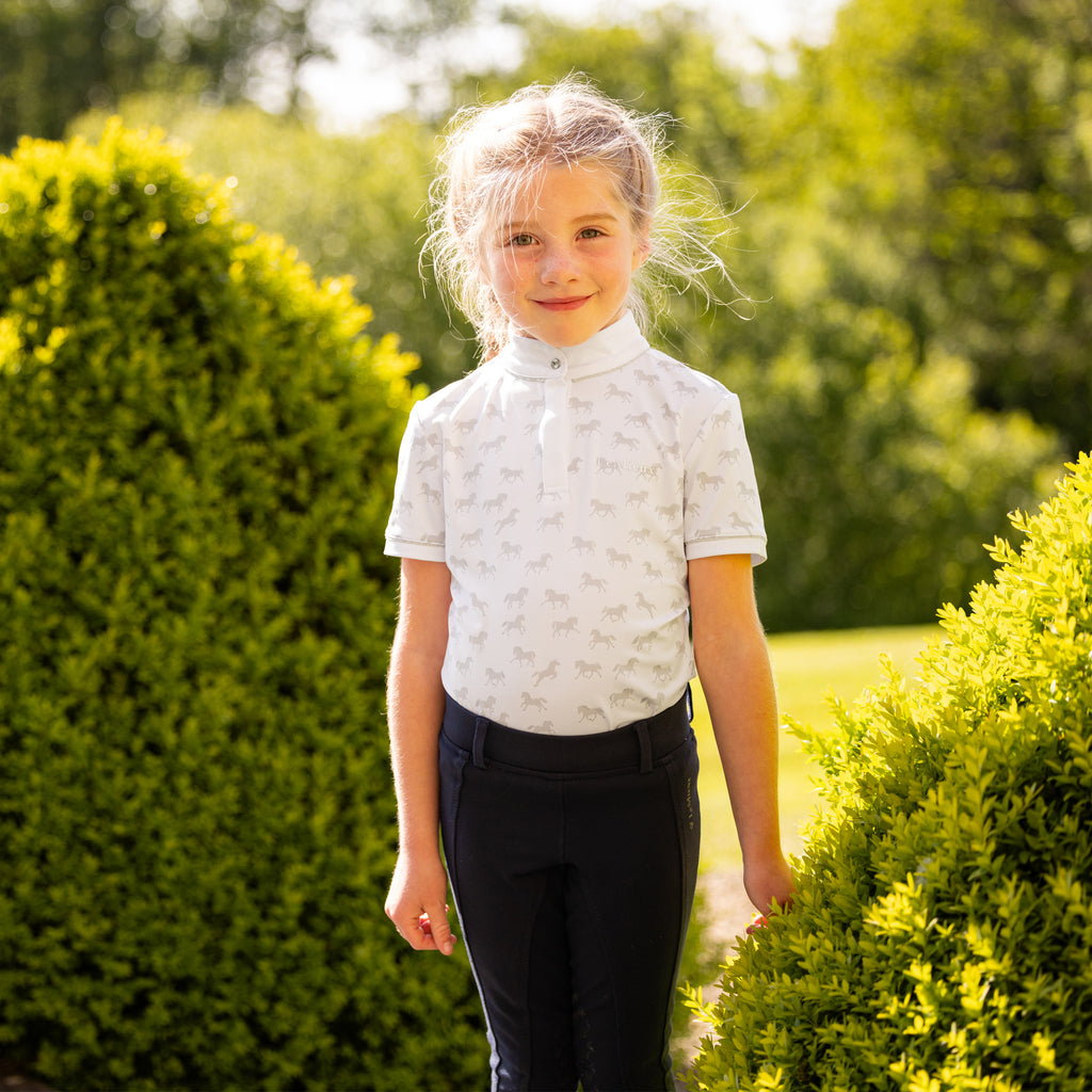 LeMieux Mini Bella Show Shirt - White