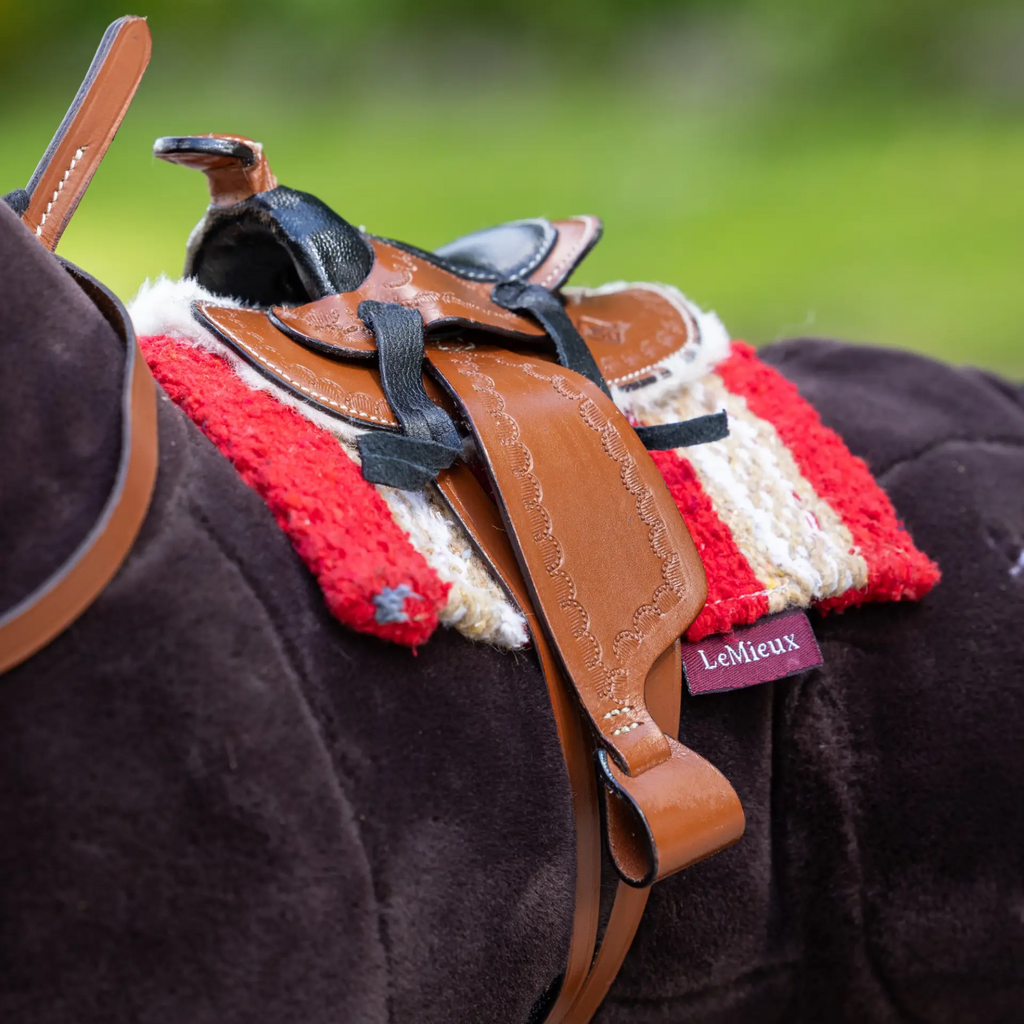 LeMieux Toy Pony Western Saddle Pad - Chilli