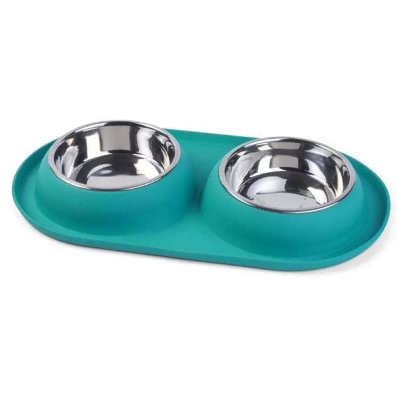 Zoon Twin Feeding Dog Bowl