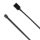 Country Direct Plaited Leather Riding Whip - Black