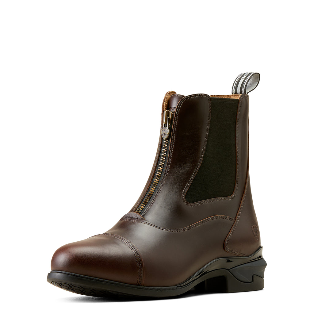 Ariat Mens Devon Axis Zip Paddock Boot - Waxed Chocolate