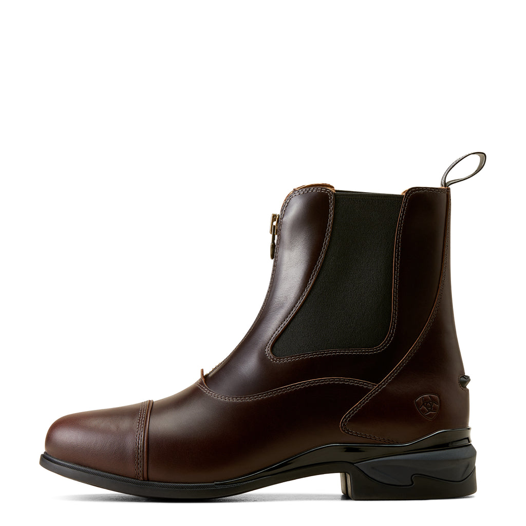 Ariat Mens Devon Axis Zip Paddock Boot - Waxed Chocolate
