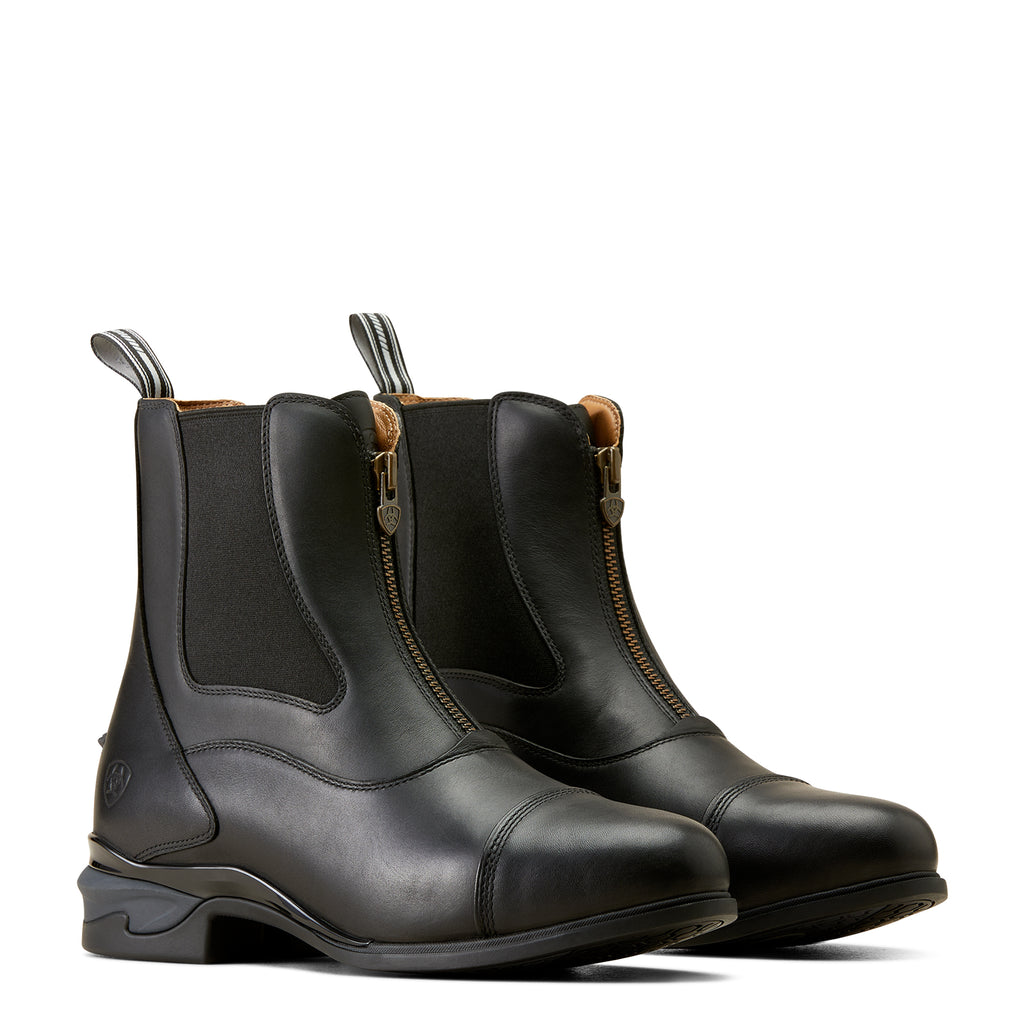 Ariat Mens Devon Axis Zip Paddock Boot - Black