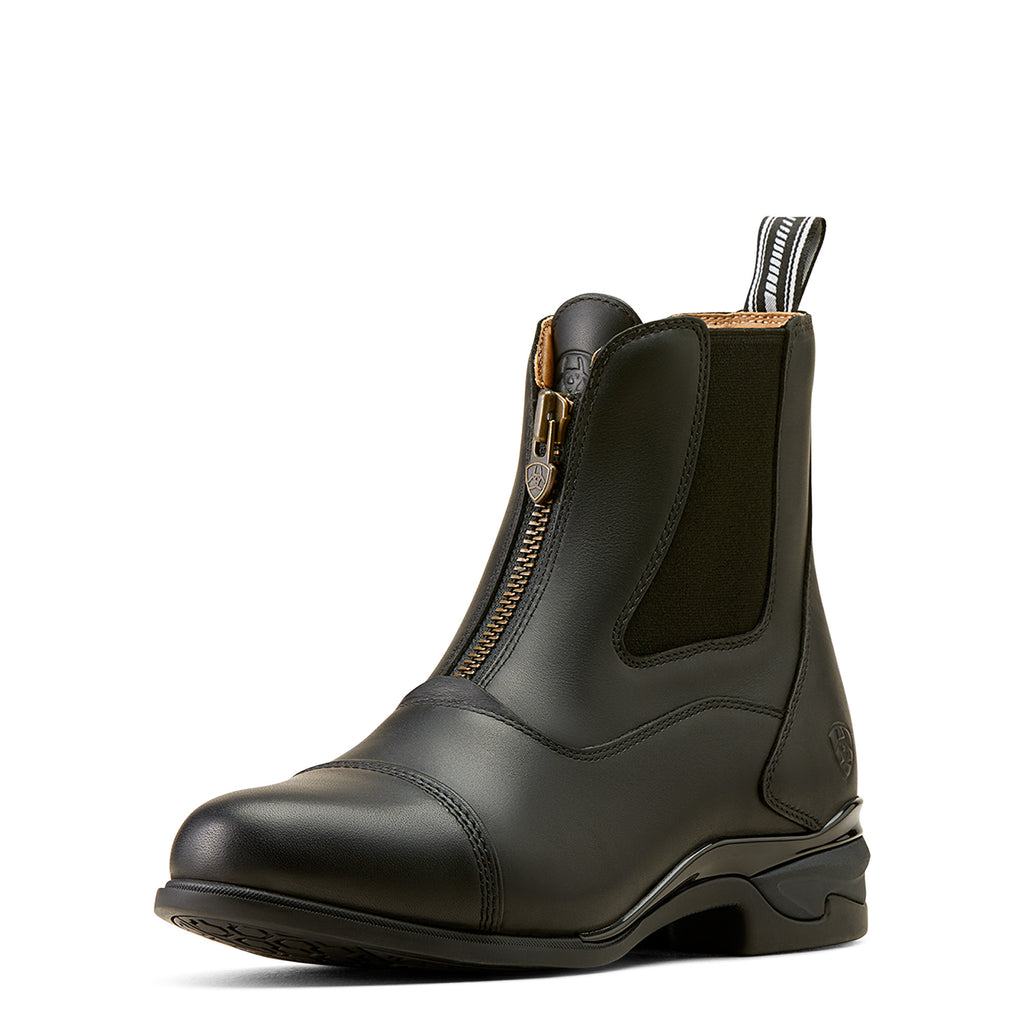 Ariat Ladies Devon Axis Zip Paddock Boot - Black