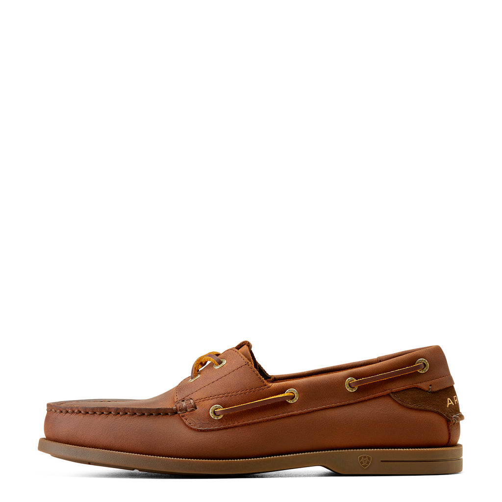 Ariat Mens Antigua Deck Shoe - Bridle Brown
