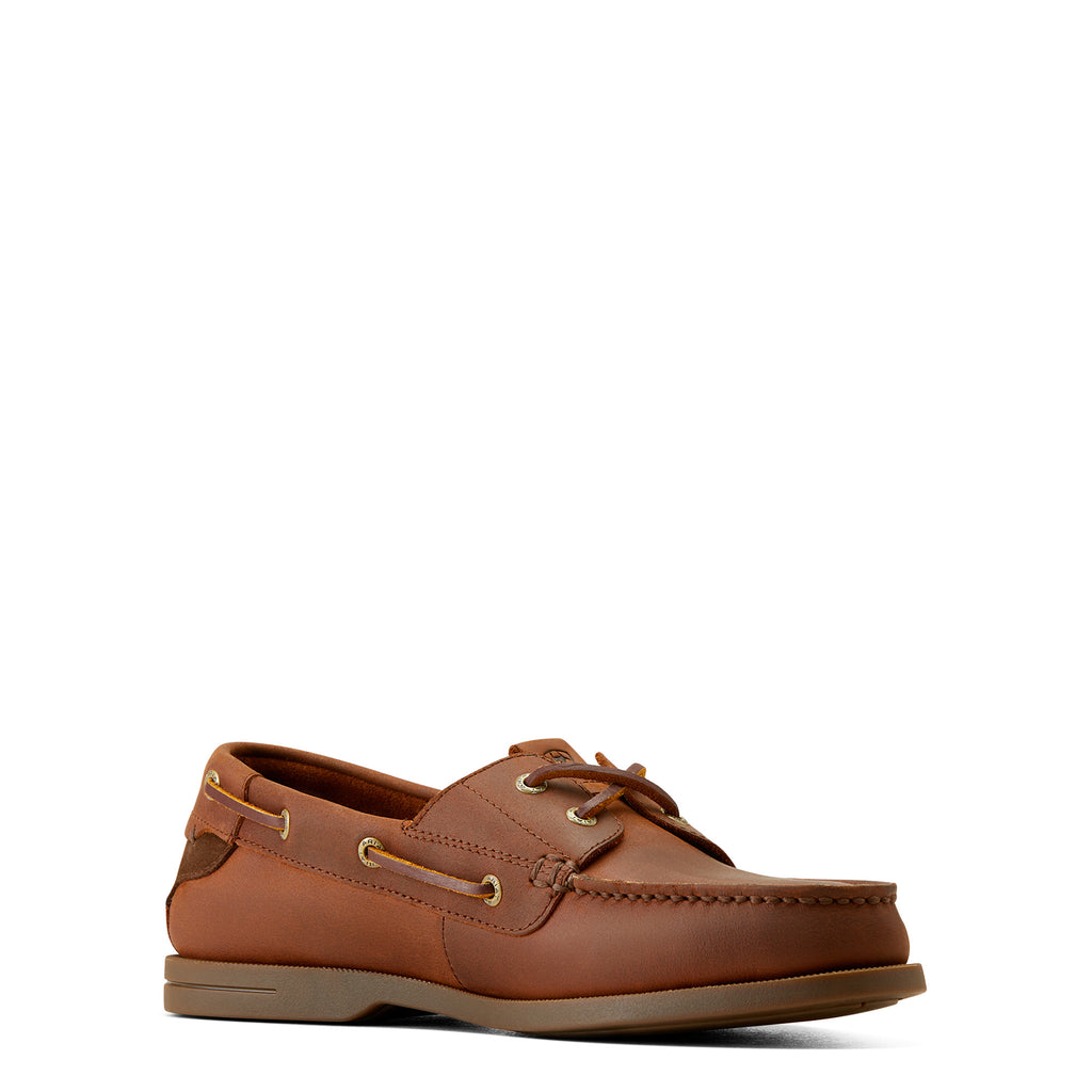 Ariat Mens Antigua Deck Shoe - Bridle Brown