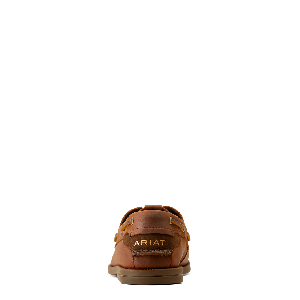 Ariat Mens Antigua Deck Shoe - Bridle Brown