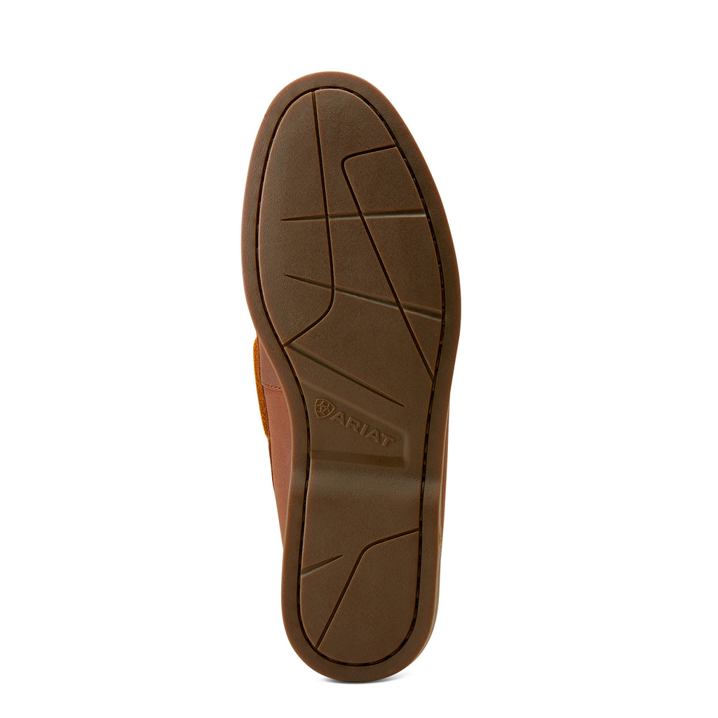 Ariat Mens Antigua Deck Shoe - Bridle Brown