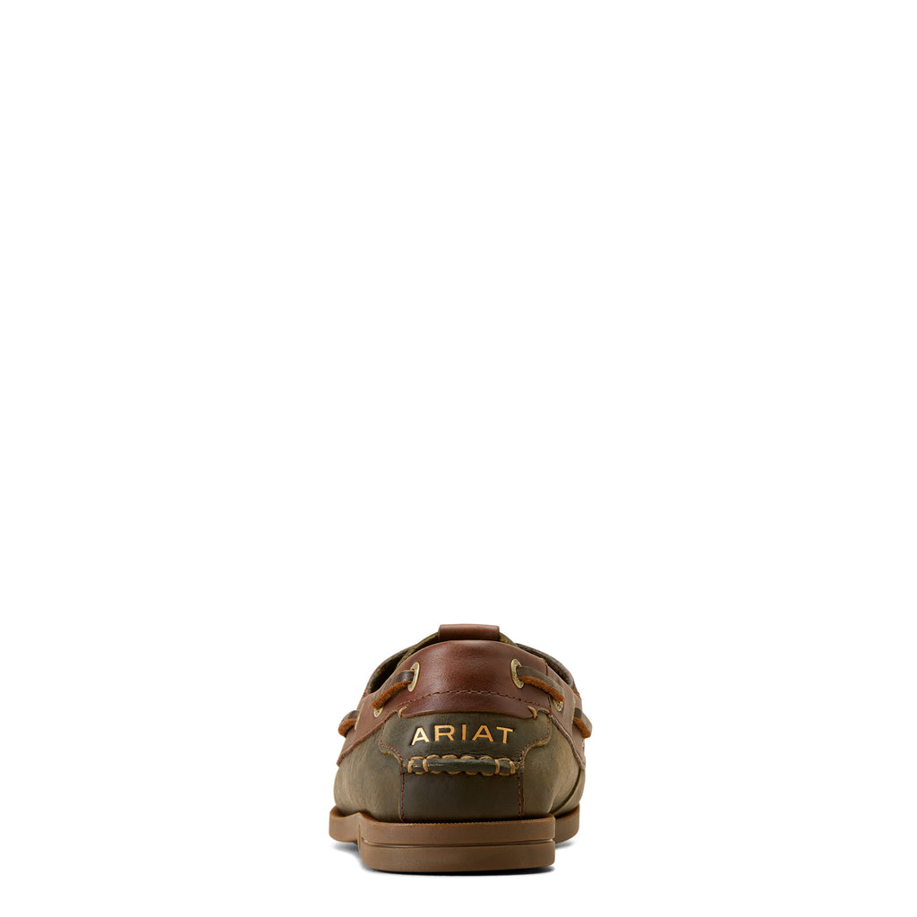 Ariat Ladies Antigua Deck Shoe - Olive Night