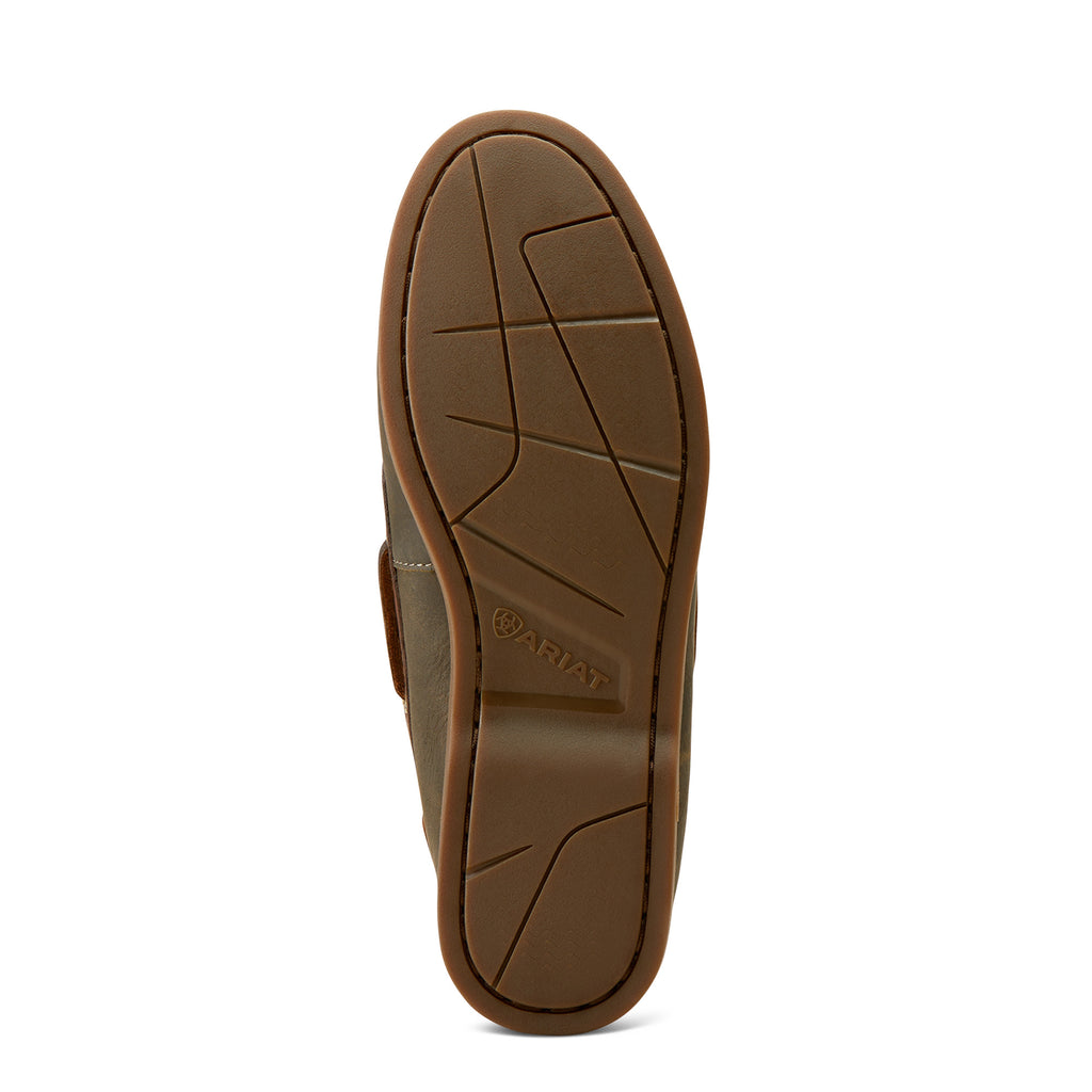 Ariat Ladies Antigua Deck Shoe - Olive Night