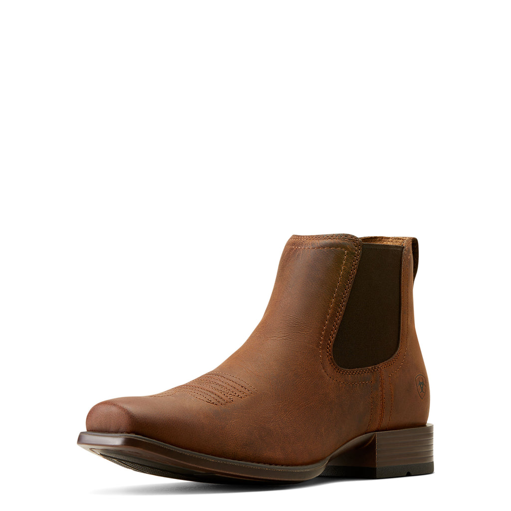 Ariat Mens Booker Ultra Square Toe - Rough Tan
