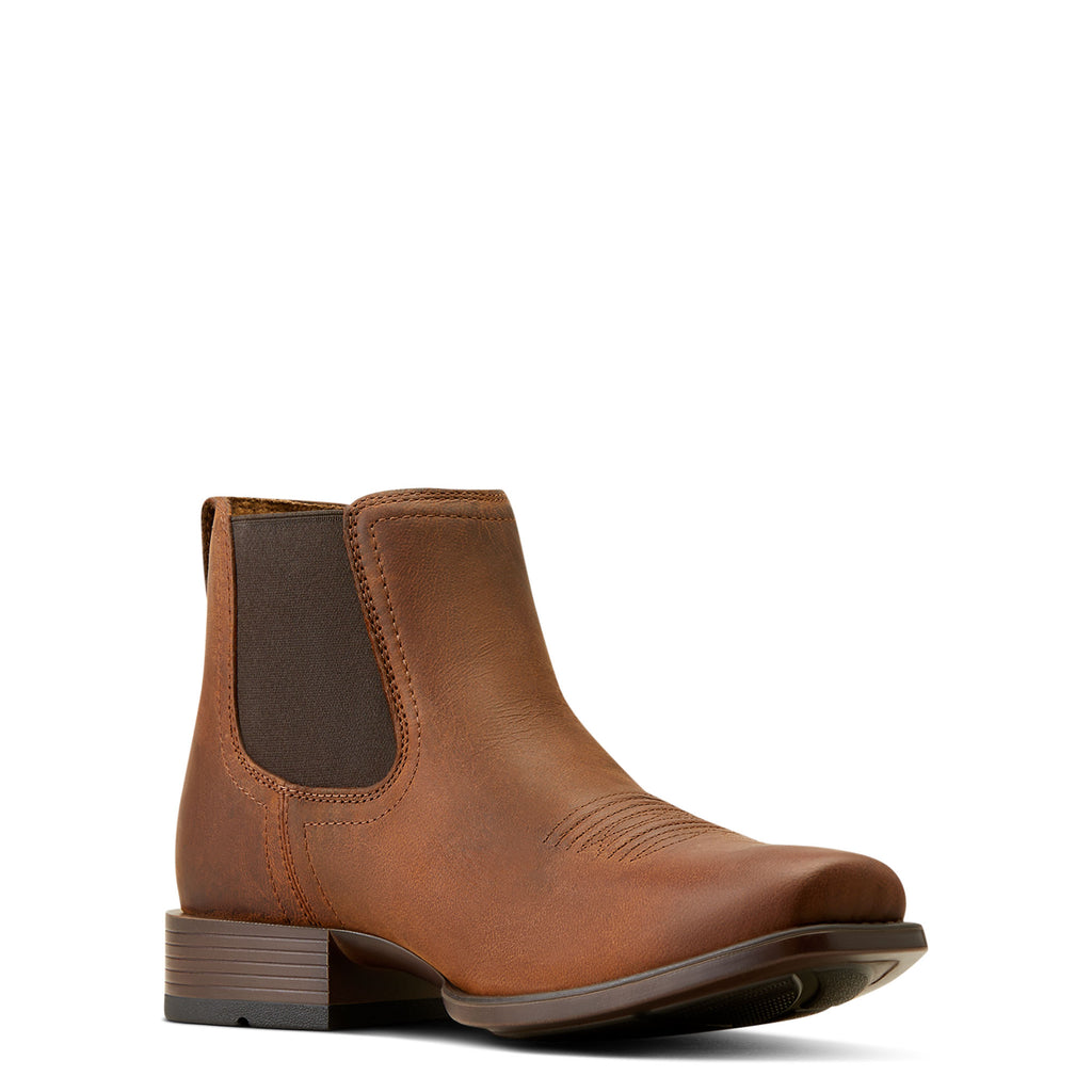 Ariat Mens Booker Ultra Square Toe - Rough Tan