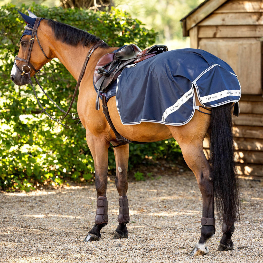 LeMieux Arika Waterproof Quarter Sheet - Navy