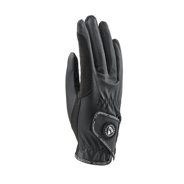 Aubrion Childs Aachen Flex Fit Riding Gloves - Black