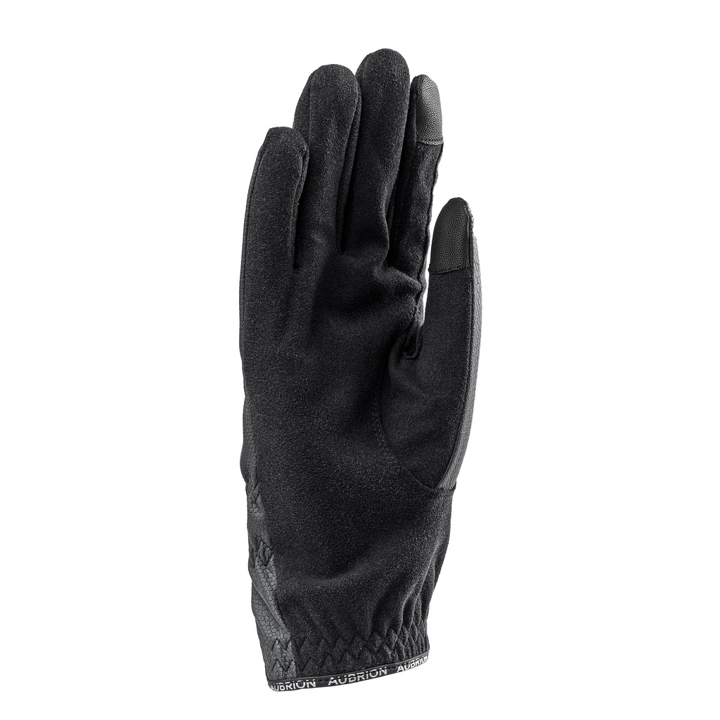Aubrion Adults Stadium Flexfit Riding Gloves - Black
