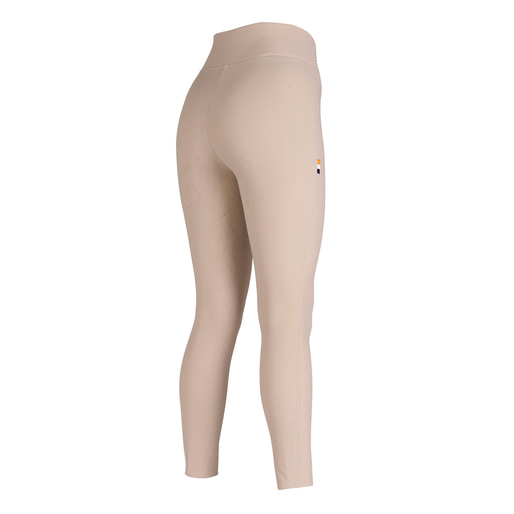 Aubrion Ladies Optima Sport Riding Tights - Beige