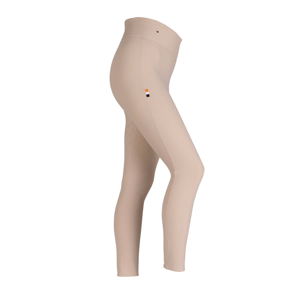 Aubrion Ladies Optima Sport Riding Tights - Beige