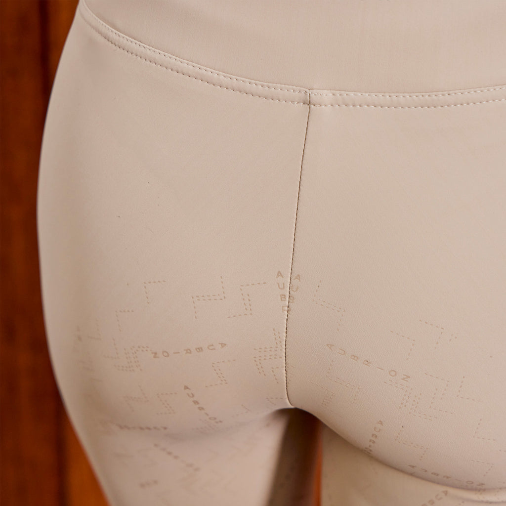 Aubrion Ladies Optima Sport Riding Tights - Beige