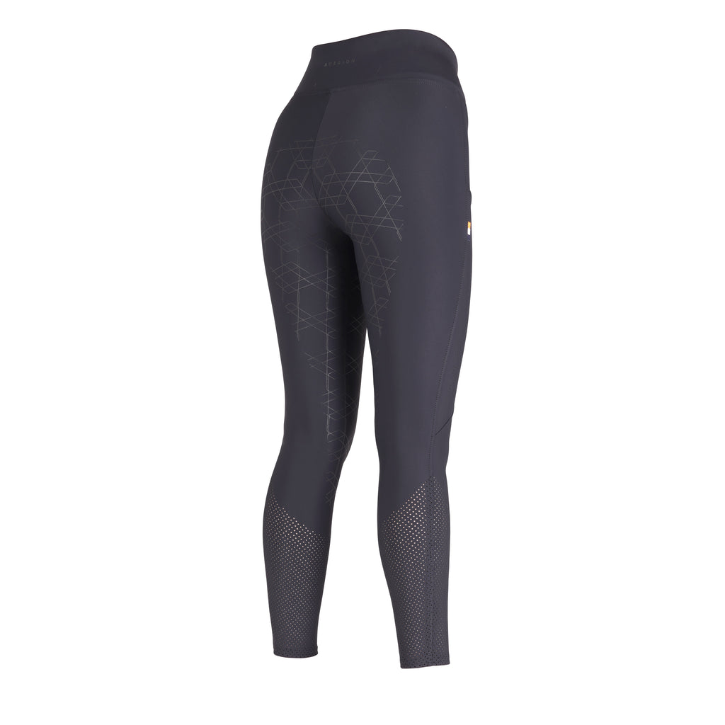 Aubrion Ladies Optima Air Riding Tights - Black