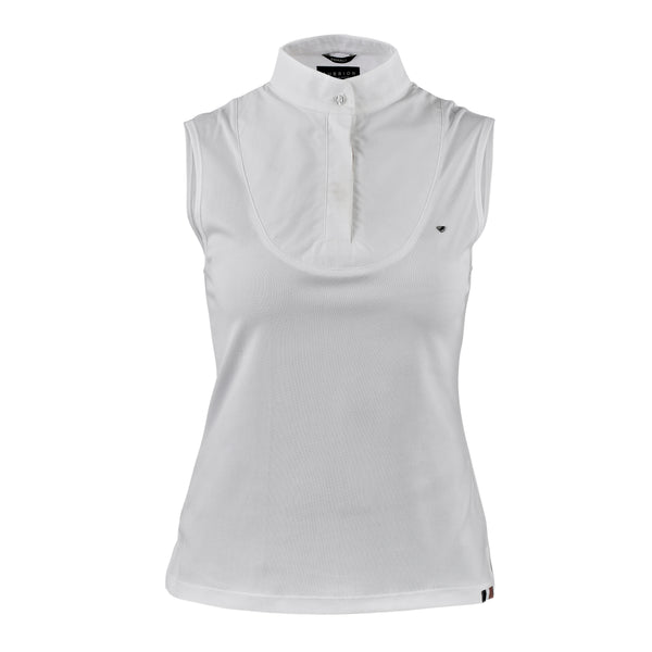 Aubrion Ladies Sleeveless Stock Shirt - White
