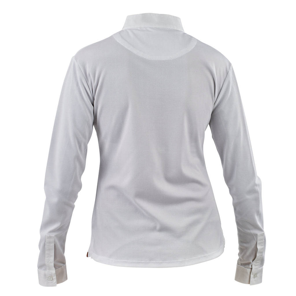 Aubrion Ladies Long Sleeve Stock Shirt - White