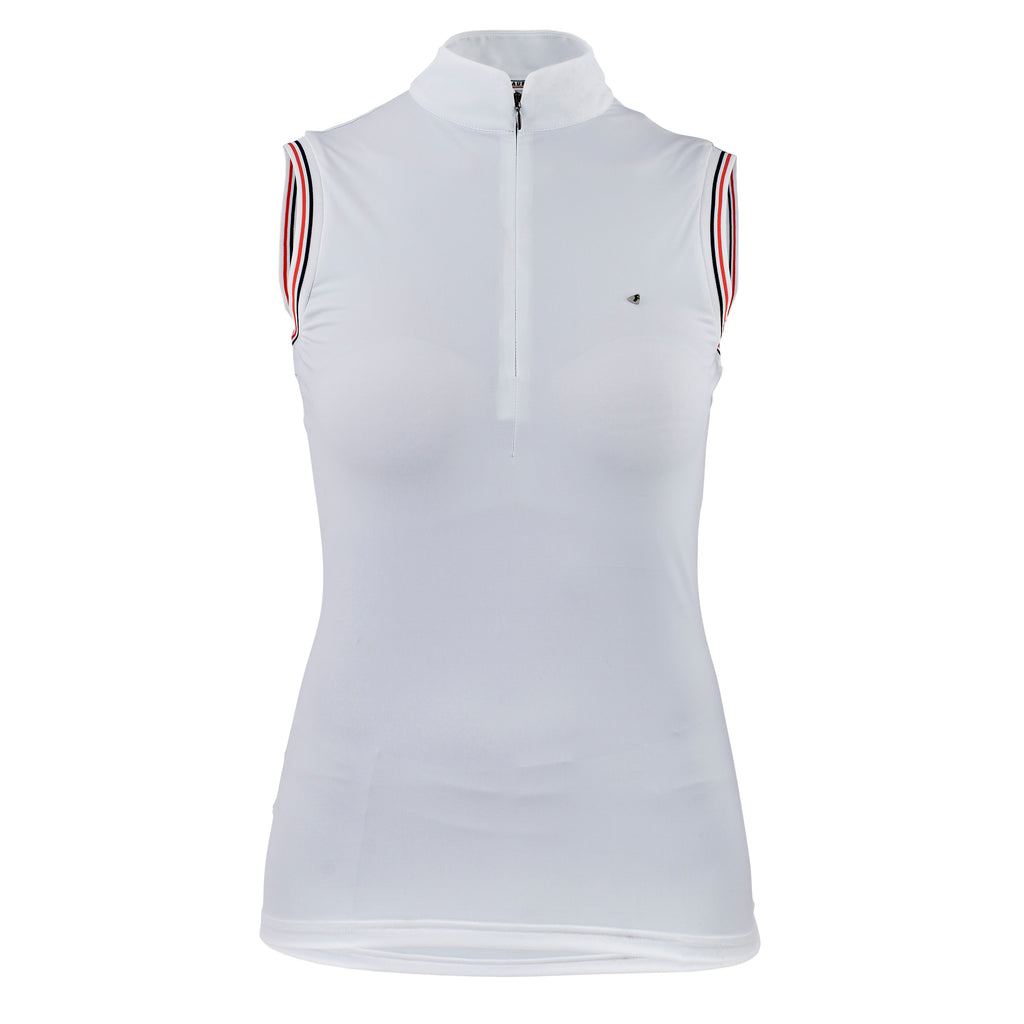 Aubrion Ladies Arcaster Sleeveless Shirt - White