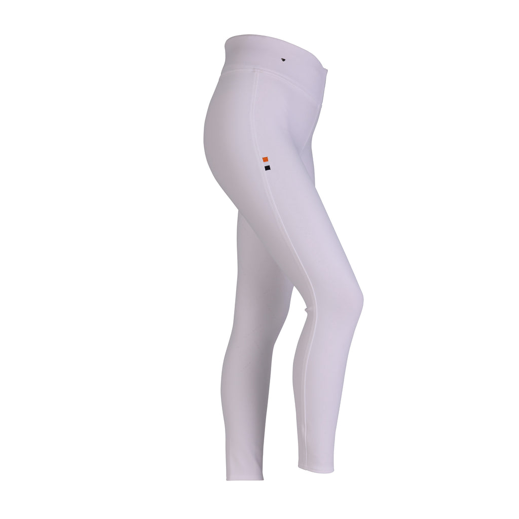 Aubrion Ladies Optima Sport Riding Tights - White