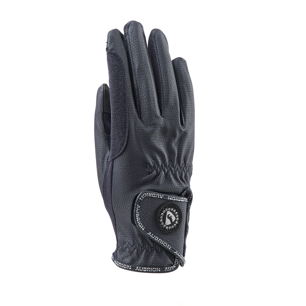 Aubrion Childs Aachen Flex Fit Riding Gloves - Navy