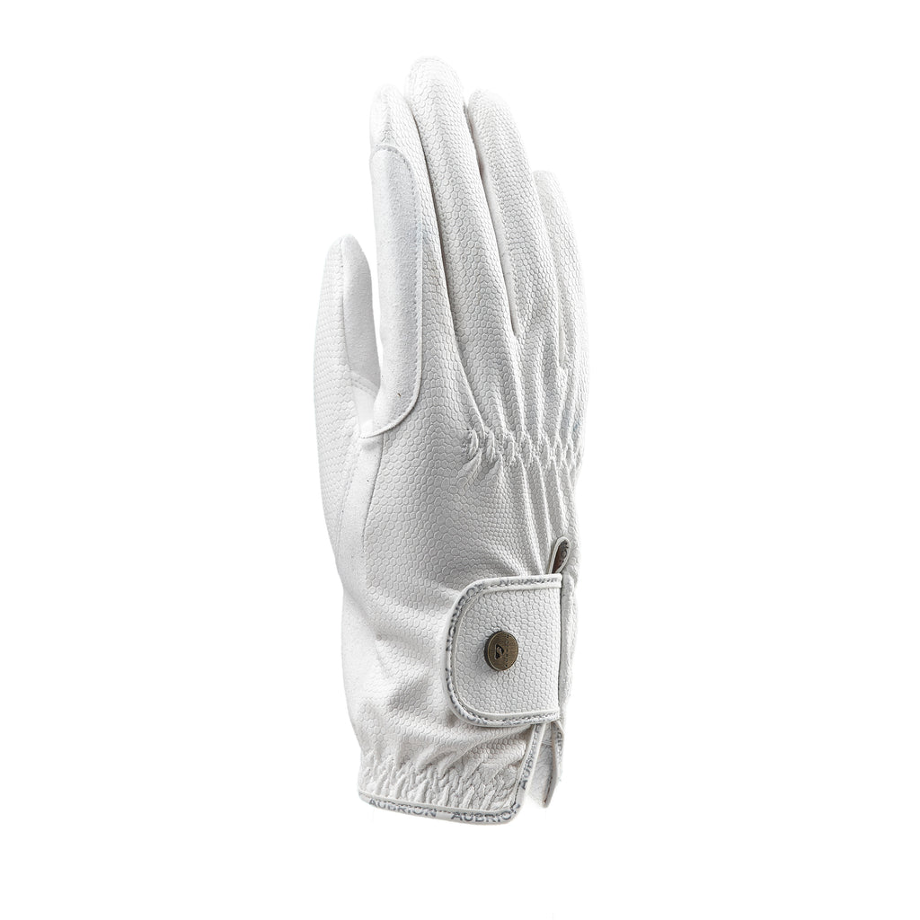 Aubrion Childs Stadium Flexfit Riding Gloves - White