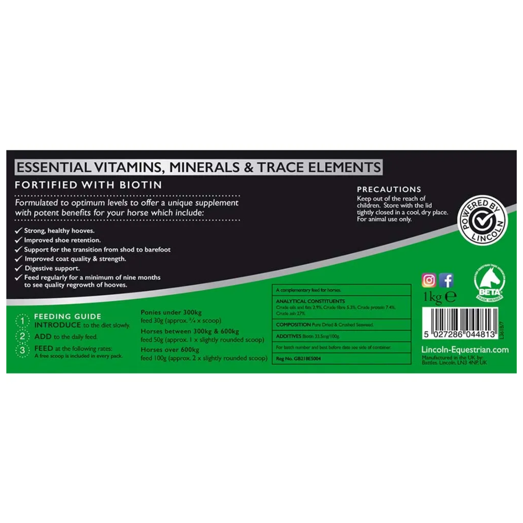Lincoln Seaweed and Biotin