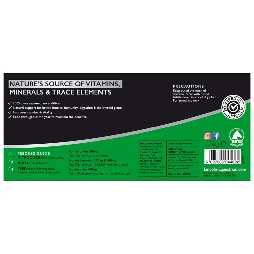 Lincoln Seaweed Powder - 1.5kg