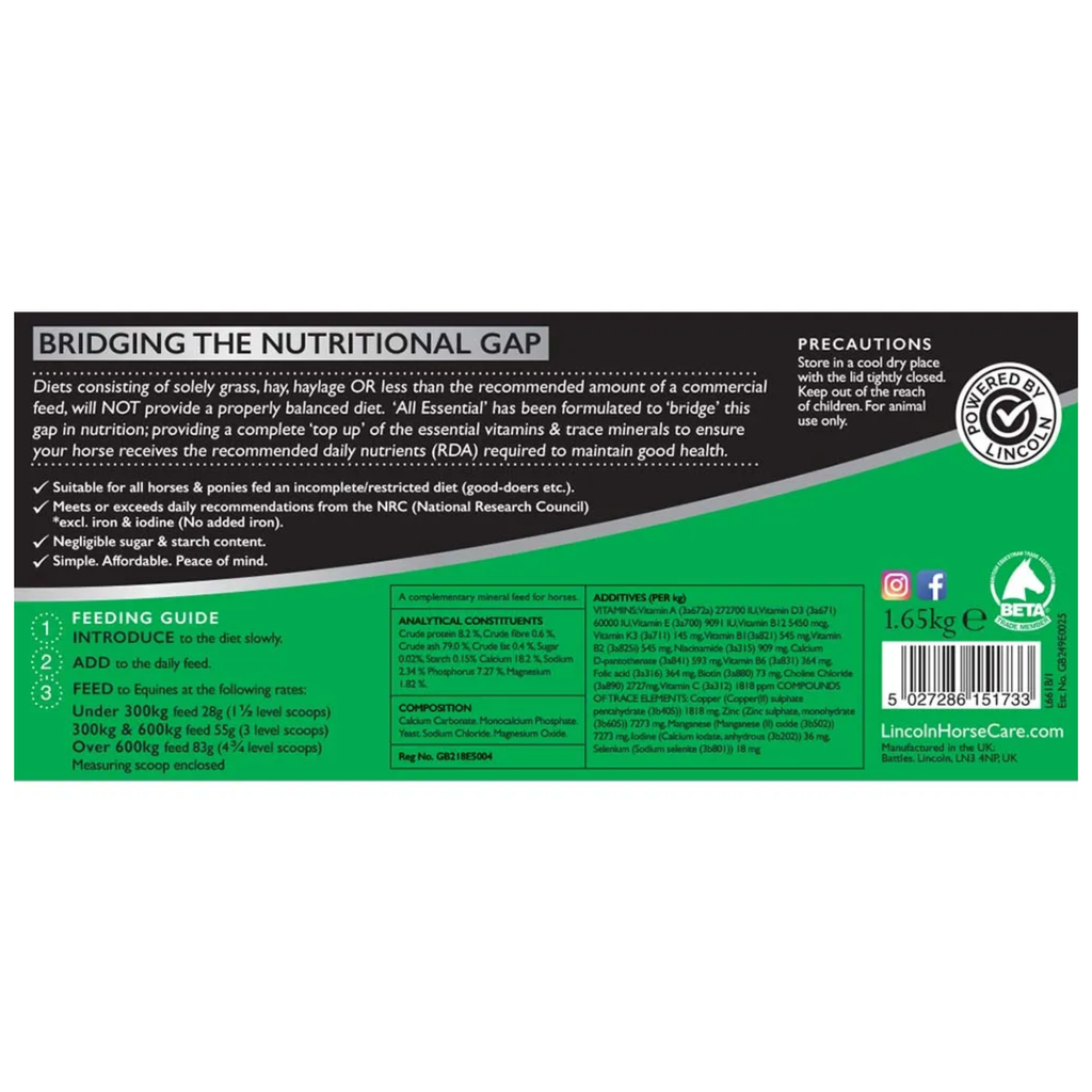 Lincoln All Essential Vitamins and Minerals