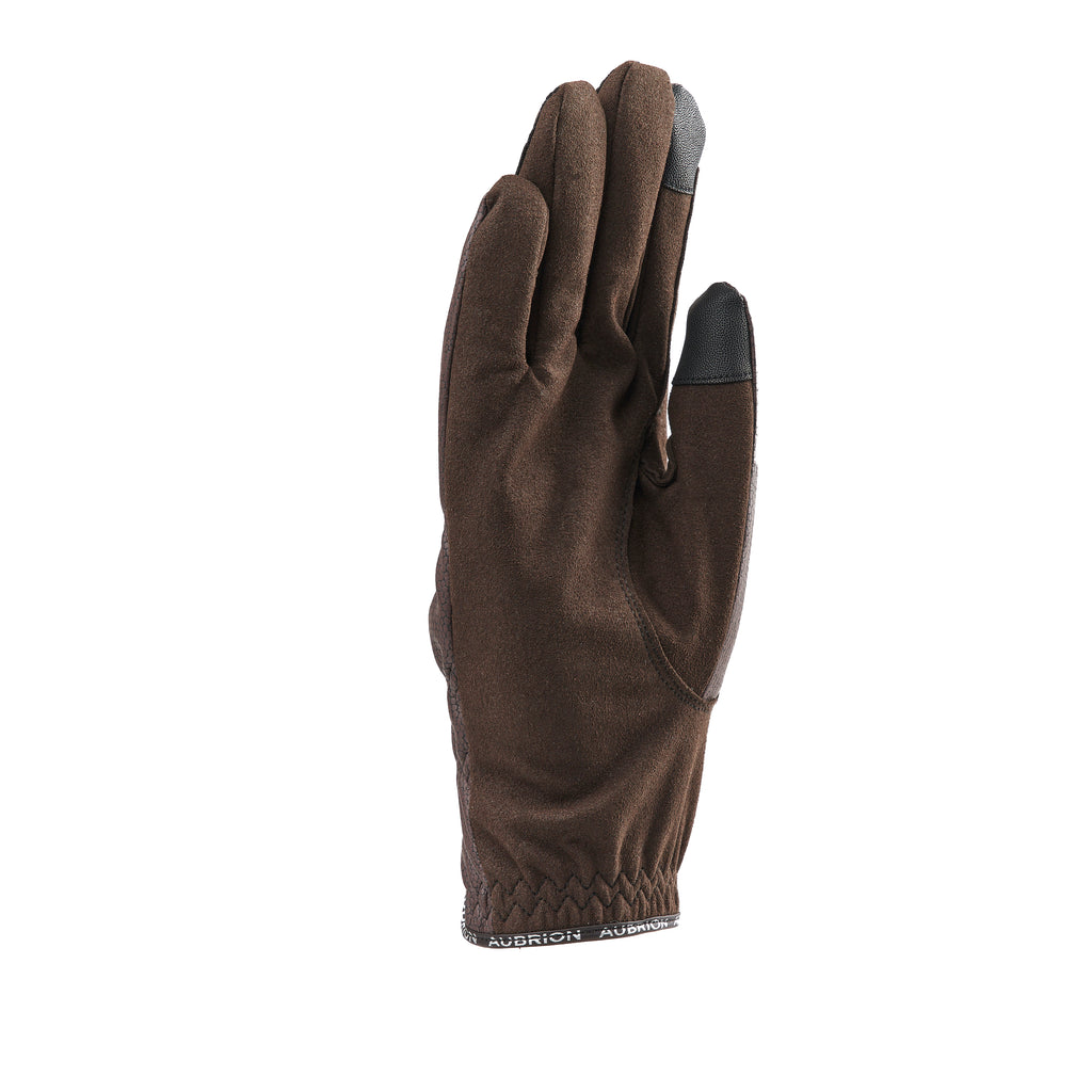 Aubrion Stadium Winter Riding Gloves - Brown